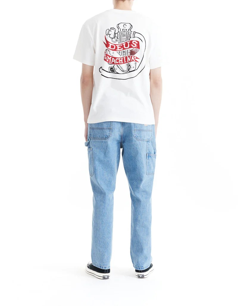DEUS JAILER SAPPY TEE - WHITE
