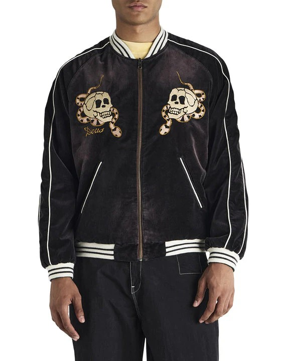 DEUS IMPERMANENT RESONANCE JACKET - LICORICE DOWNTONW (REVERSIBLE)