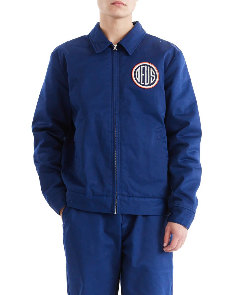 DEUS MARNUS TEAM JACKET - ESTATE BLUE