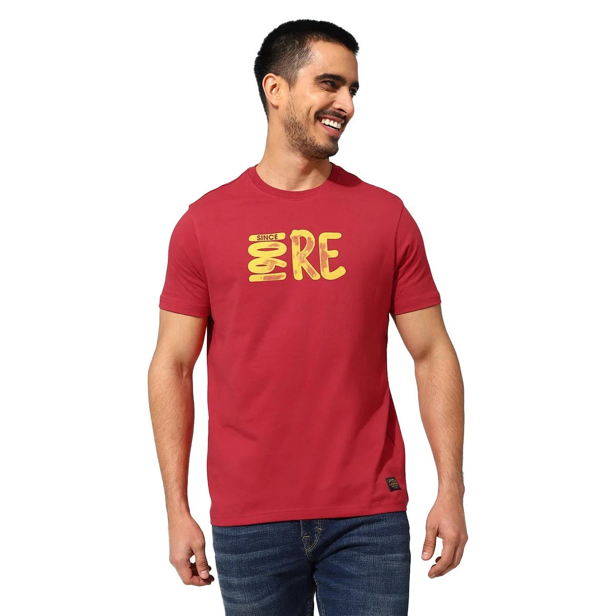 ROYAL ENFIELD 1901 RE T-SHIRT - RED