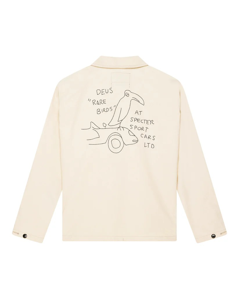 DEUS SPECTER SMOCK SHIRT - NATURAL