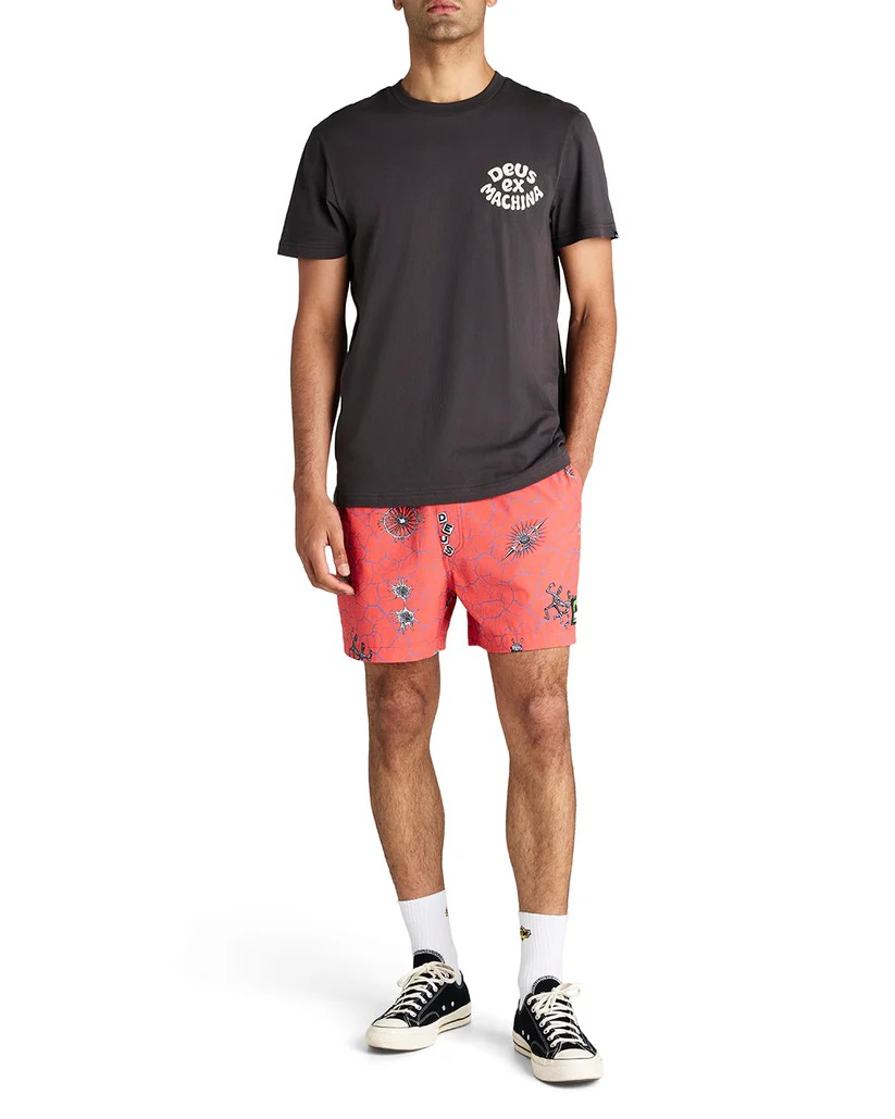 DEUS VIBRANT VIRUS BOARDSHORT - STRAWBERRY