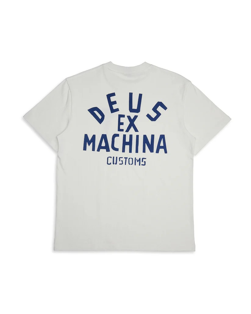 DEUS PISSTIN TEE - VINTAGE WHITE