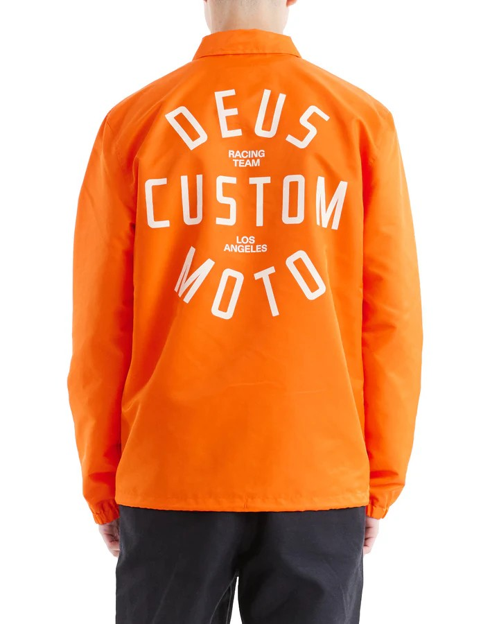DEUS ENGINEER NYLON COACH - TANGERINE TANGO