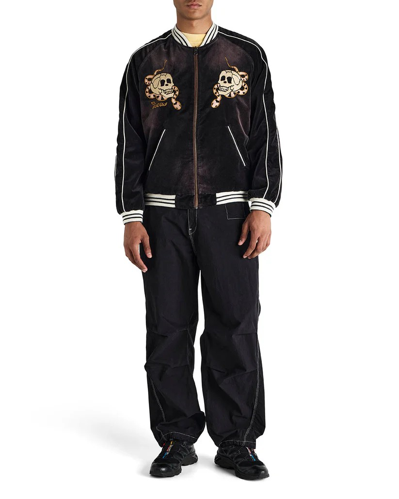 DEUS IMPERMANENT RESONANCE JACKET - LICORICE DOWNTONW (REVERSIBLE)