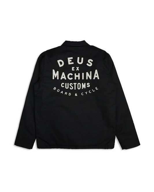 DEUS WORKSHOP COACH JACKET - BLACK