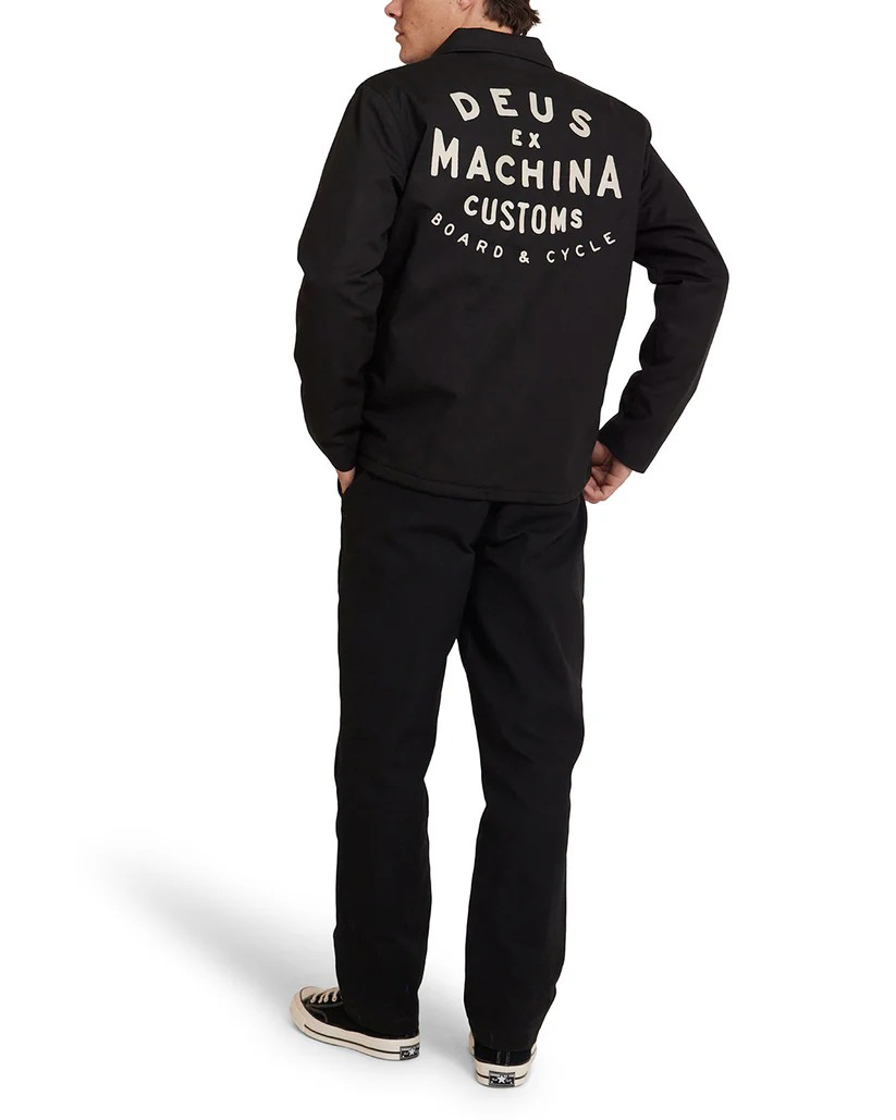 DEUS WORKSHOP COACH JACKET - BLACK