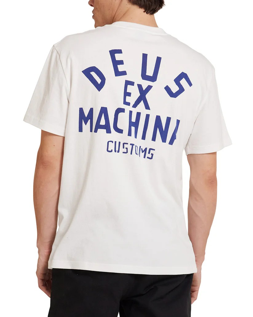 DEUS PISSTIN TEE - VINTAGE WHITE