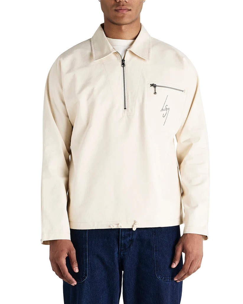 DEUS SPECTER SMOCK SHIRT - NATURAL
