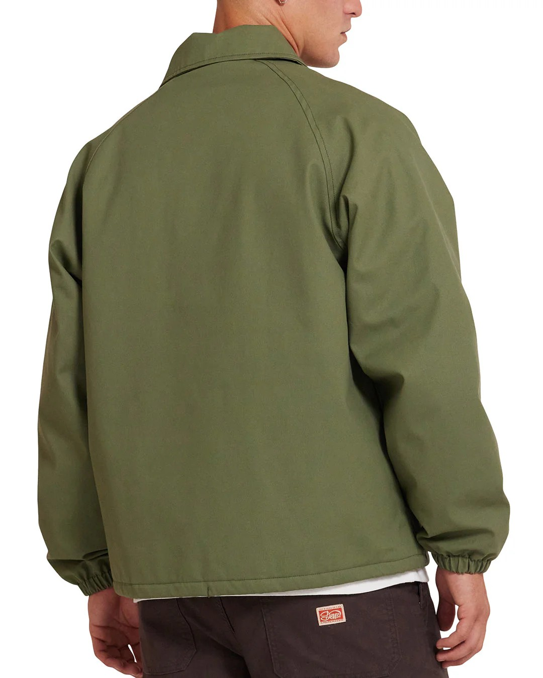 DEUS PILL LOGO COACH JACKET - PINE