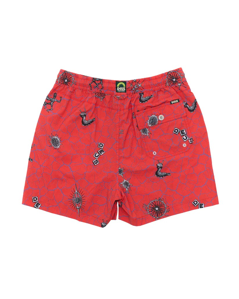 DEUS VIBRANT VIRUS BOARDSHORT - STRAWBERRY