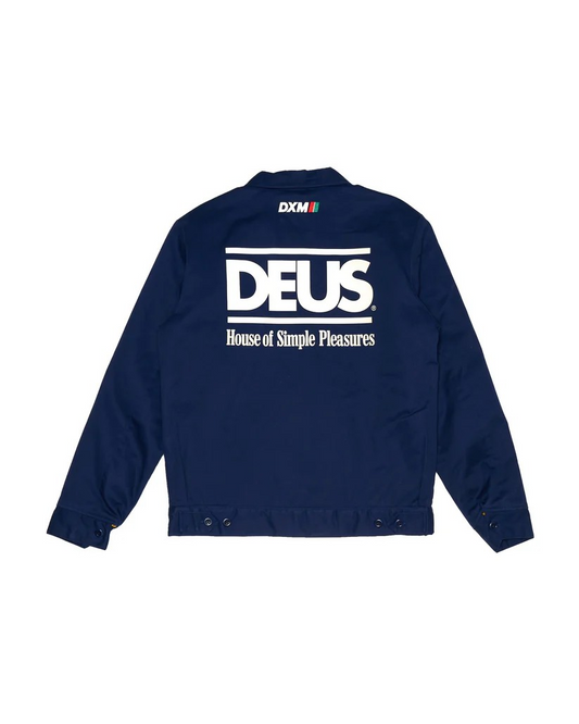 DEUS MARNUS TEAM JACKET - ESTATE BLUE