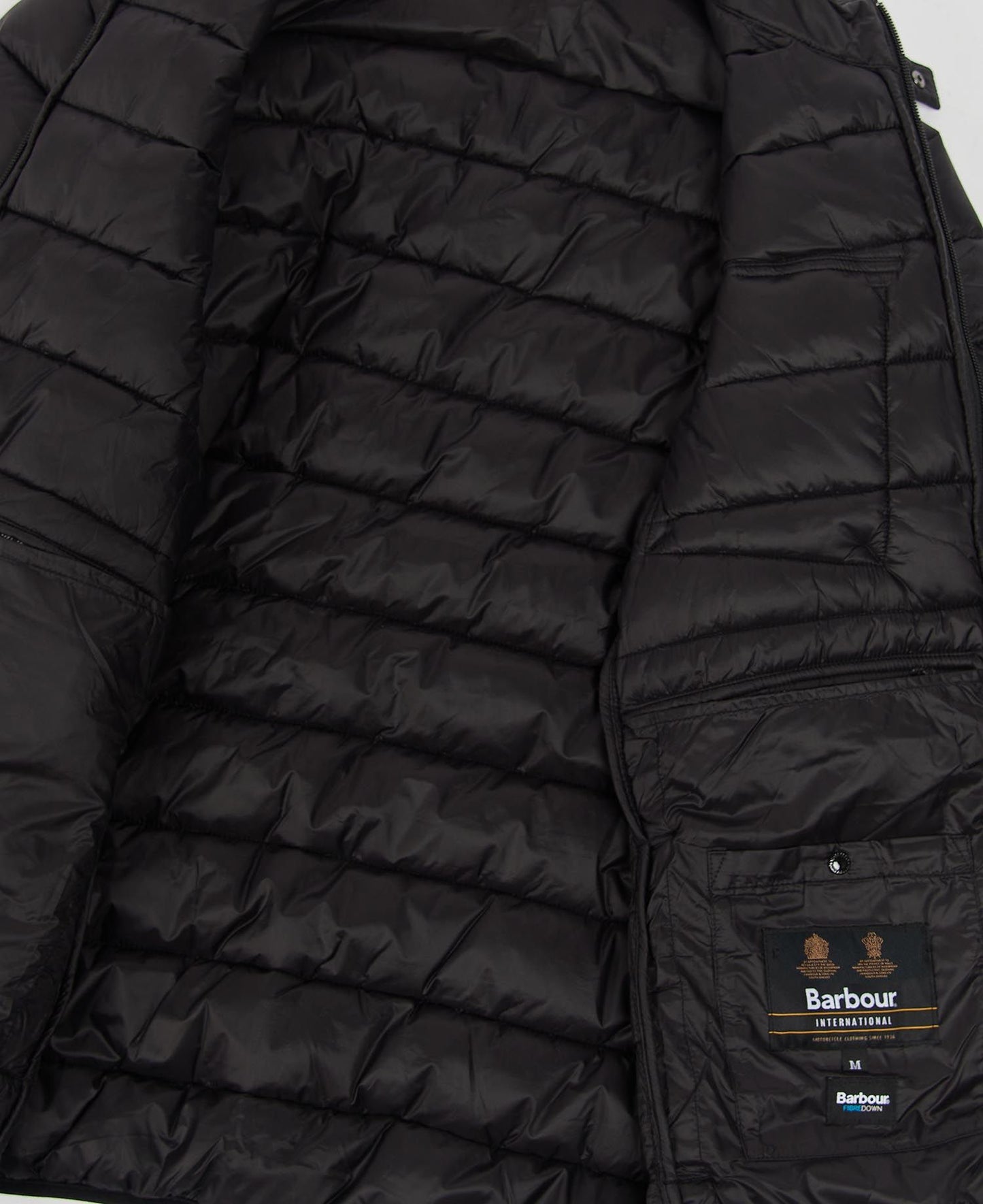 BARBOUR INTERNACIONAL BOWSDEN BAFFLE - BLACK