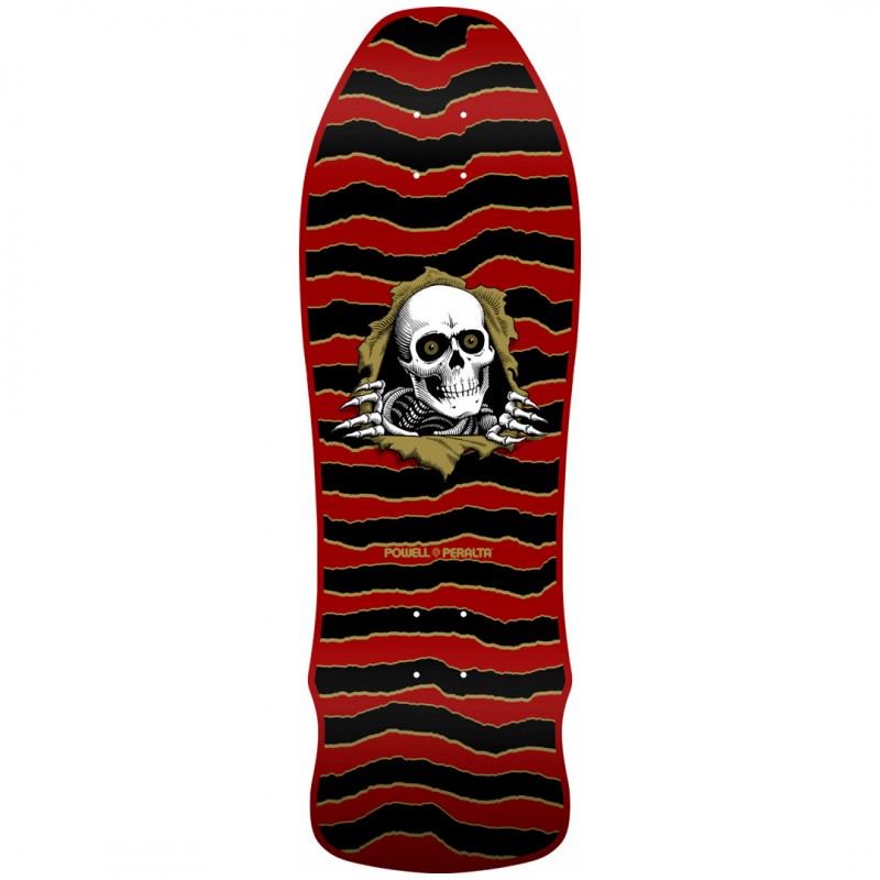 Powell Peralta Geegah Ripper Skateboard Deck - Maroon - 9.75' X 30'