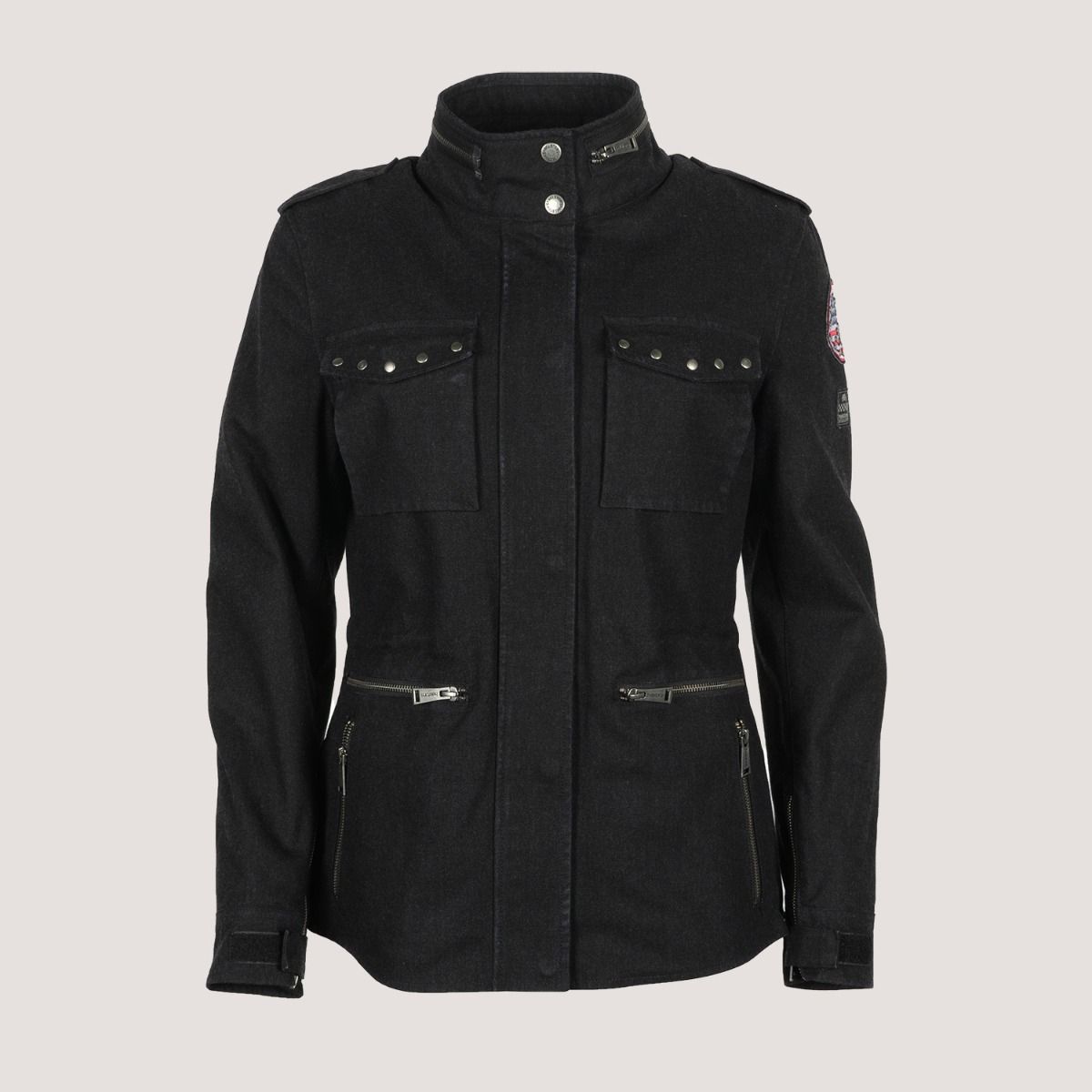HELSTONS TARA TOILE COTON - NOIR