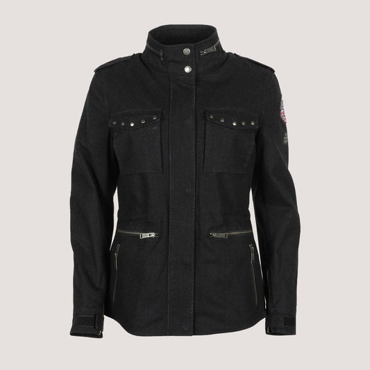 HELSTONS TARA TOILE COTON - NOIR