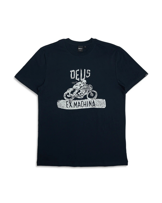 DEUS OLD TURPS TEE - NAVY