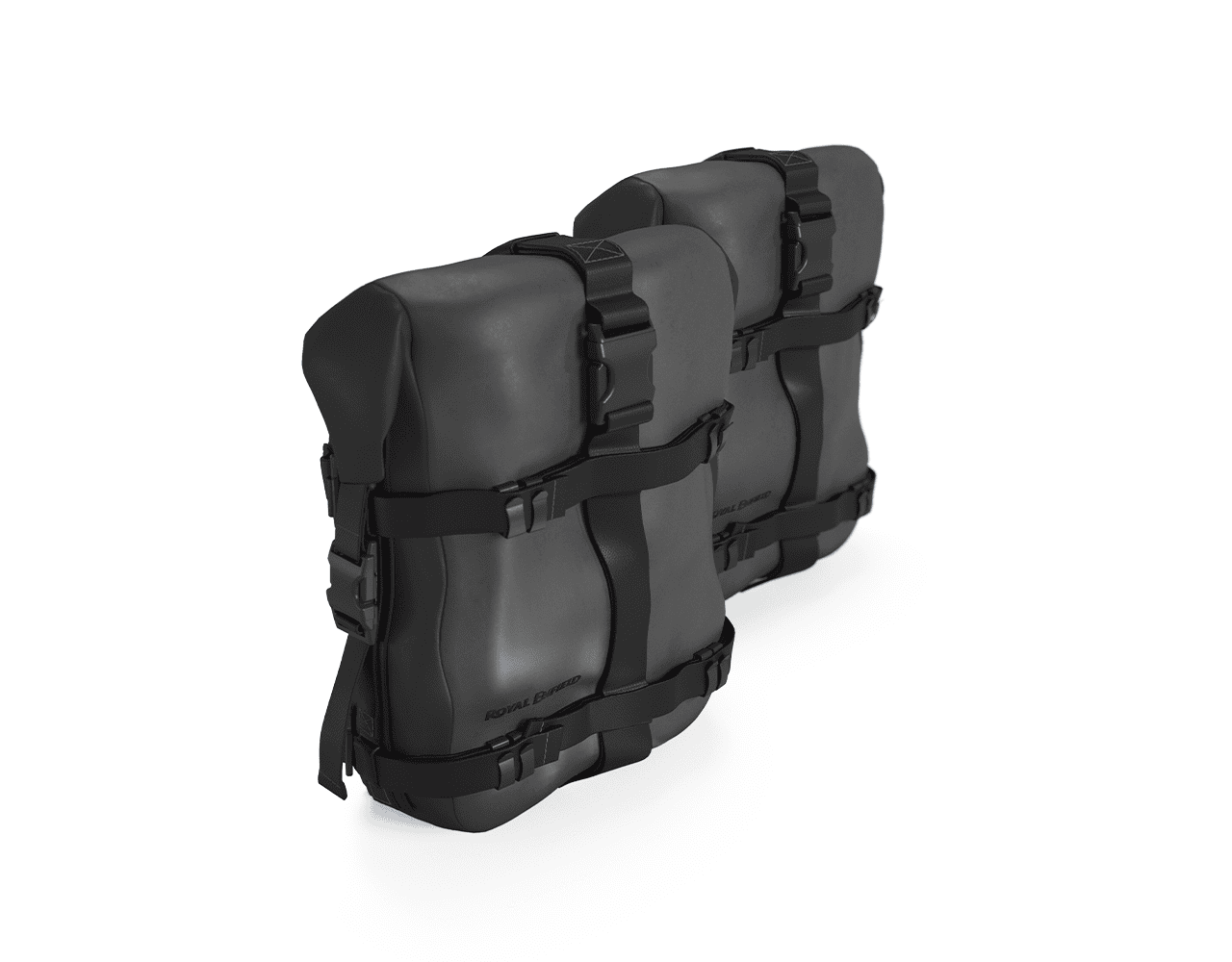 ROYAL ENFIELD ADVENTURE SOFT PANNIERS - BLACK