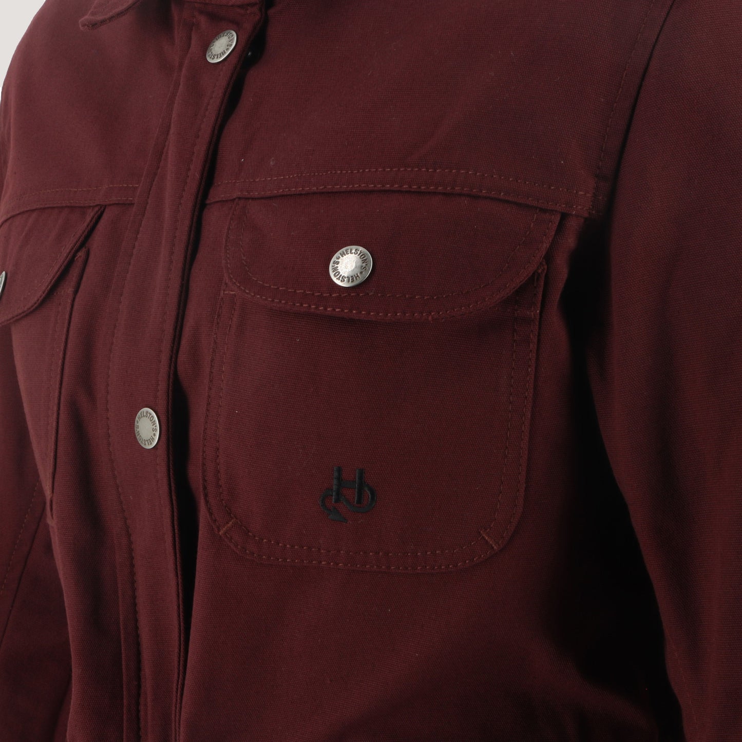 HELSTONS DETROIT GIRL TOILE CANVAS - BORDEAUX ♀️