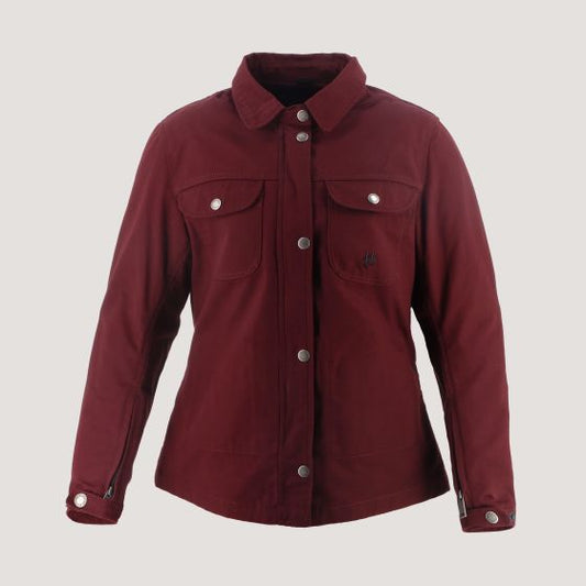 HELSTONS DETROIT GIRL TOILE CANVAS - BORDEAUX ♀️