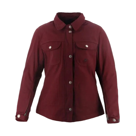 HELSTONS DETROIT GIRL TOILE CANVAS - BORDEAUX ♀️