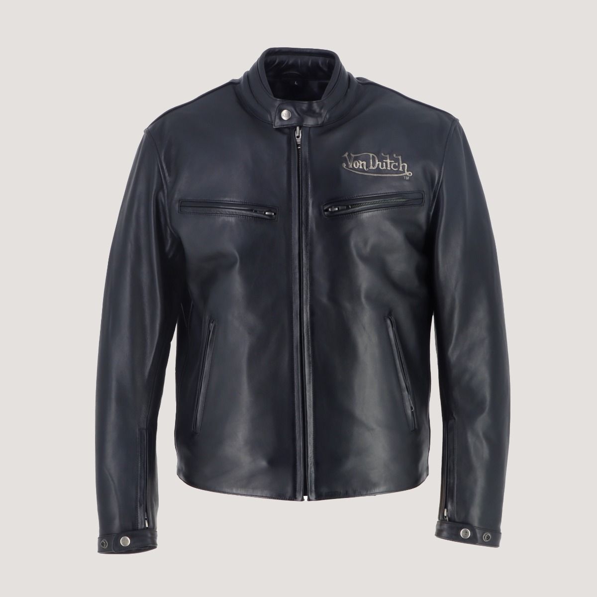 HELSTONS BASIC CUIR RAG - NOIR