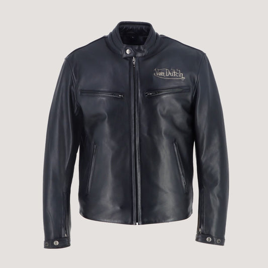 HELSTONS BASIC CUIR RAG - NOIR