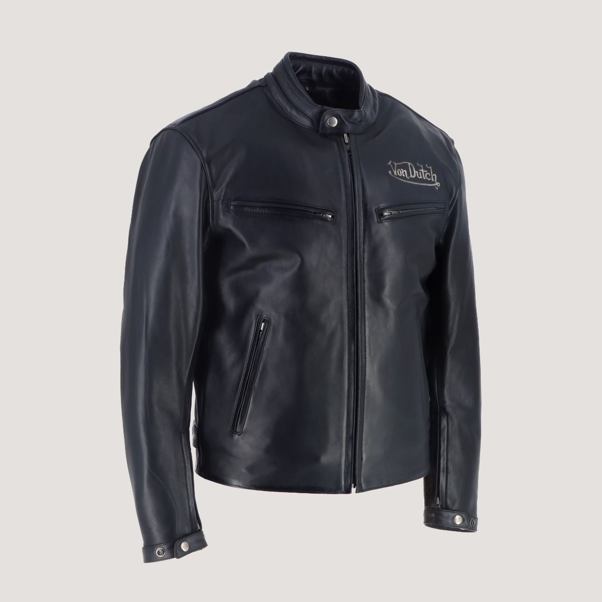 HELSTONS BASIC CUIR RAG - NOIR