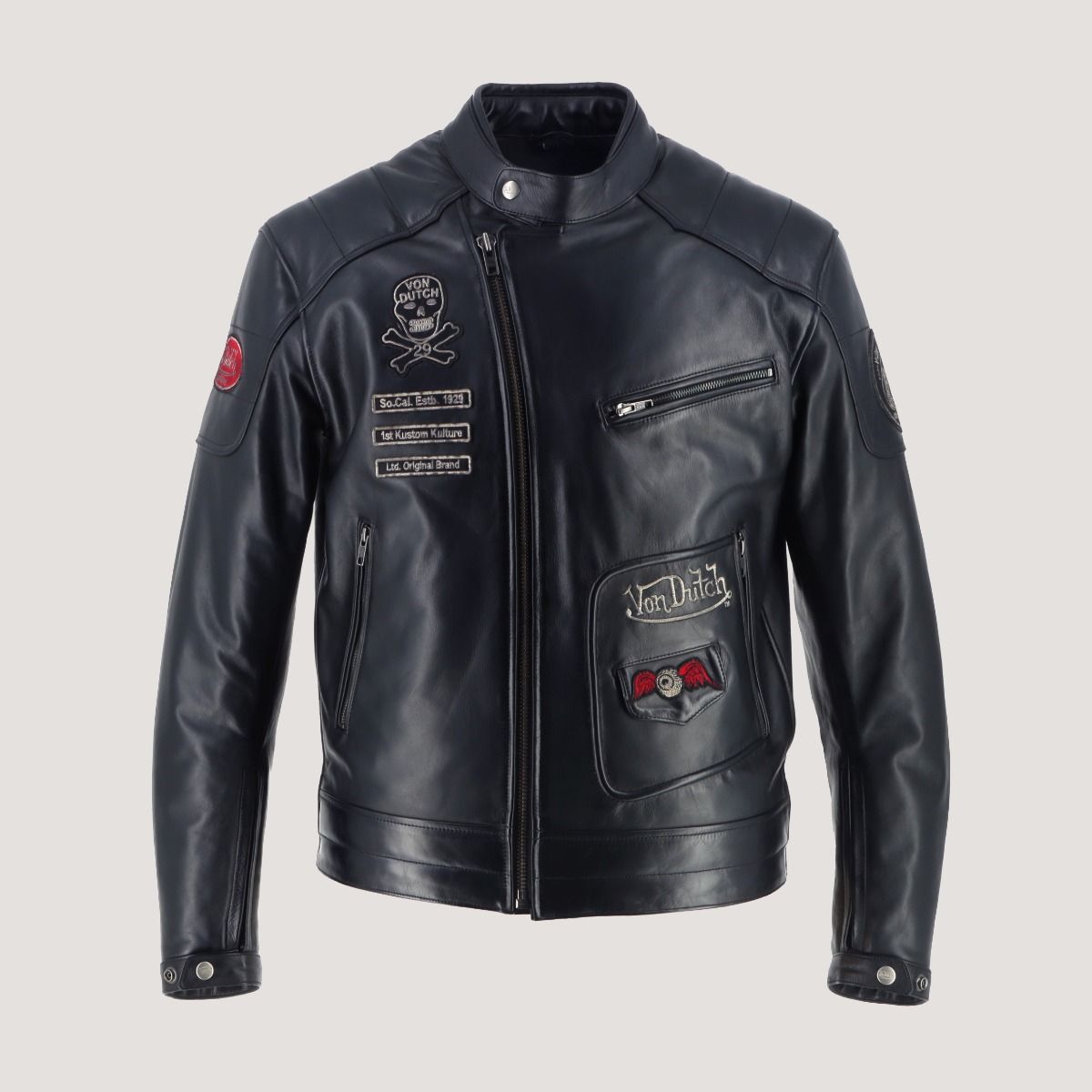 HELSTONS COLISEUM CUIR RAG - NOIR