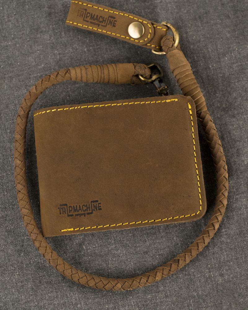 TRIP MACHINE GUITARIST WALLET - TOBACCO