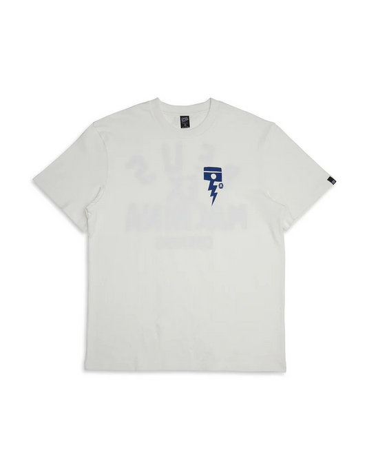 DEUS PISSTIN TEE - VINTAGE WHITE