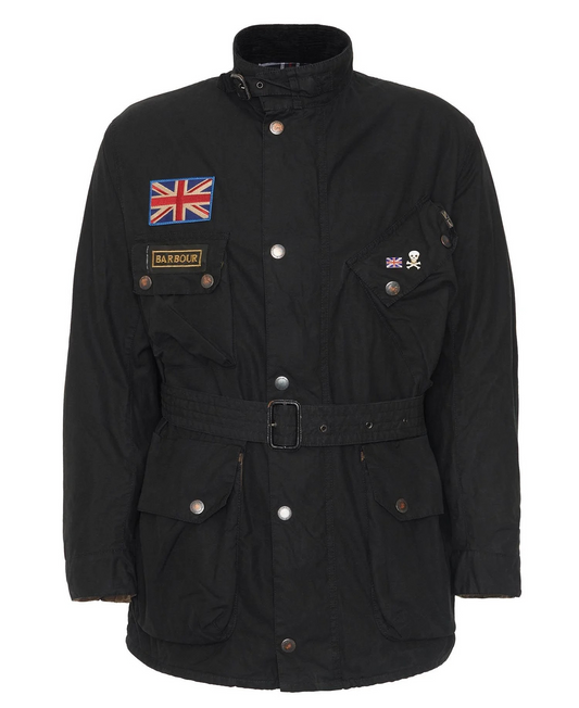 BARBOUR INTERNACIONAL STEVE MCQUEEN™ 60th ANNIVERSARY WAXED JACKET | BLACK