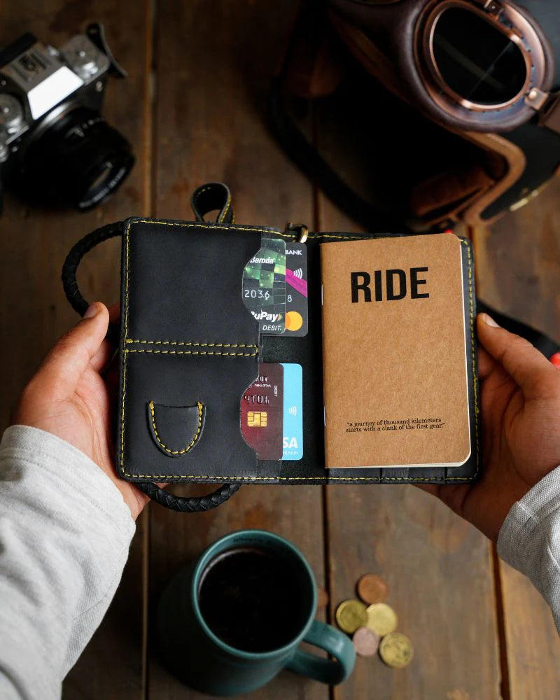 TRIP MACHINE EXPLORER WALLET - BLACK