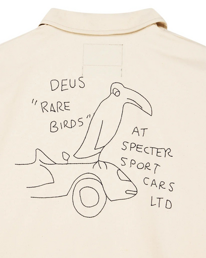 DEUS SPECTER SMOCK SHIRT - NATURAL