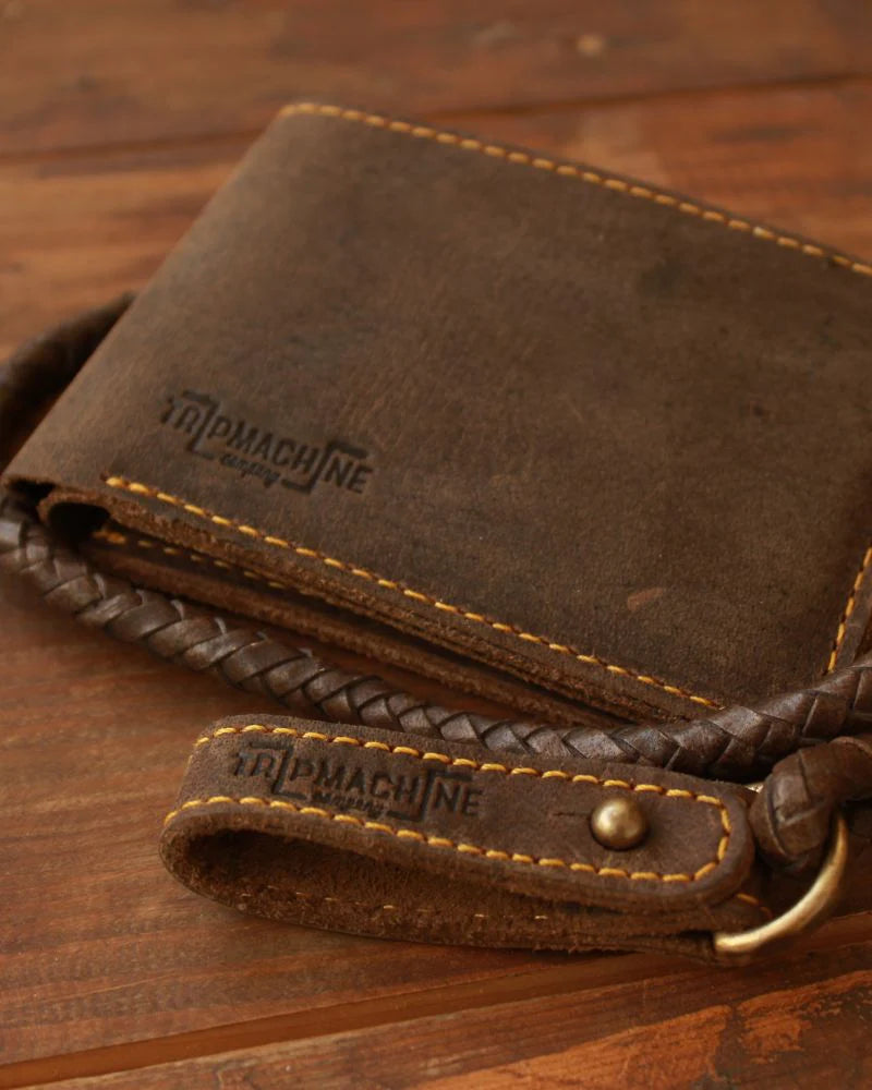 TRIP MACHINE GUITARIST WALLET - TOBACCO