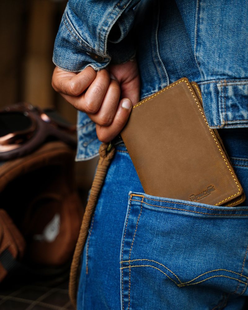 TRIP MACHINE EXPLORER WALLET - TABACCO BROWN