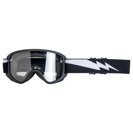 BILTWELL MOTO 2.0 - GOGGLES BOLTS BLACK/WHITE