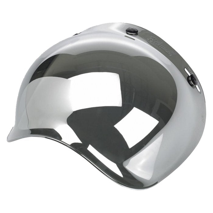 BILTWELL BUBBLE SHIELD (ANTI-FOG) - CHROME