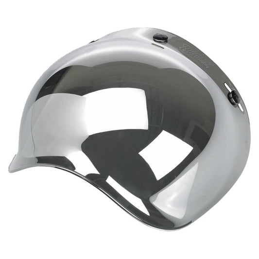 BILTWELL BUBBLE SHIELD (ANTI-FOG) - CHROME