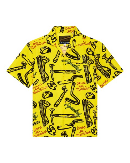 DEUS SPECTER TOOLS SS SHIRT - CANARY YELLOW