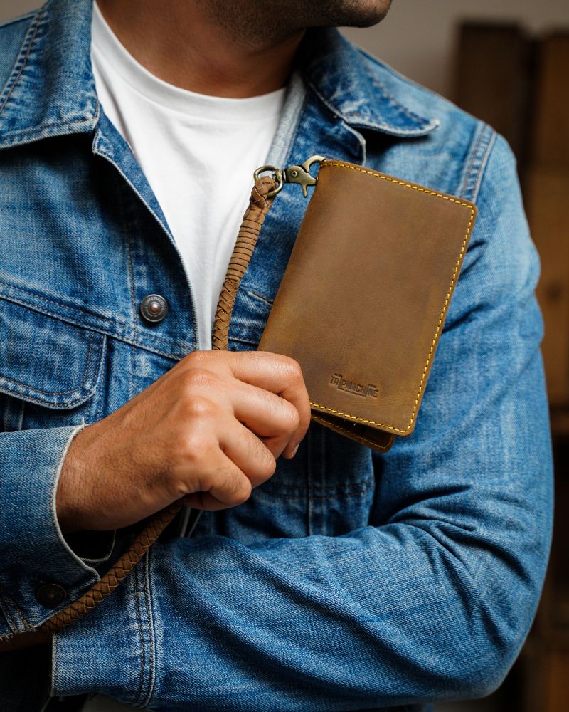 TRIP MACHINE EXPLORER WALLET - TABACCO BROWN