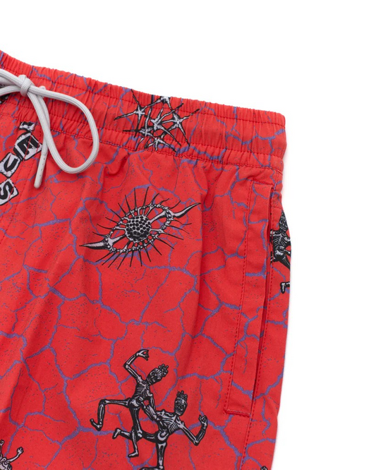 DEUS VIBRANT VIRUS BOARDSHORT - STRAWBERRY