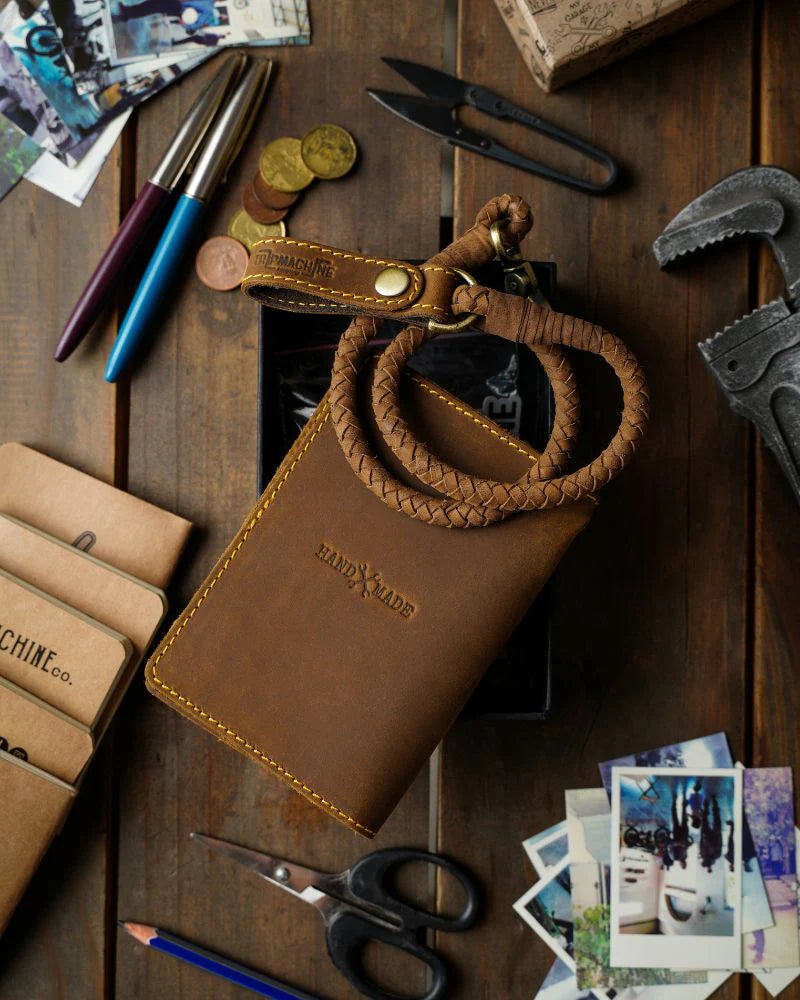 TRIP MACHINE EXPLORER WALLET - TABACCO BROWN