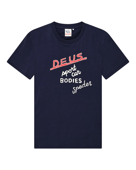 DEUS SPECTER WORKSHOP TEE - AZURE NAVY