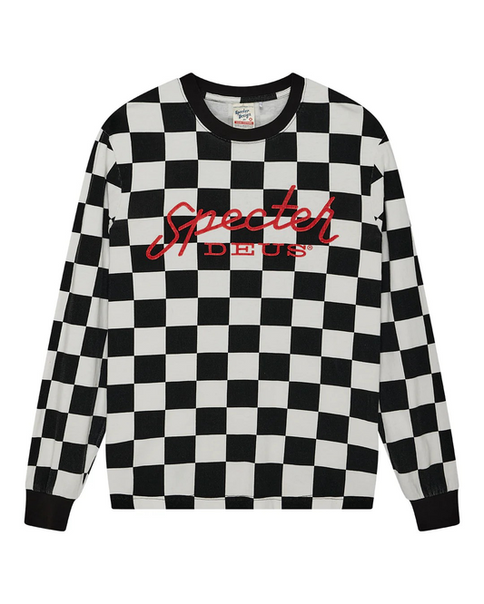 DEUS SPECTER LS TEE - BLACK/WHITE