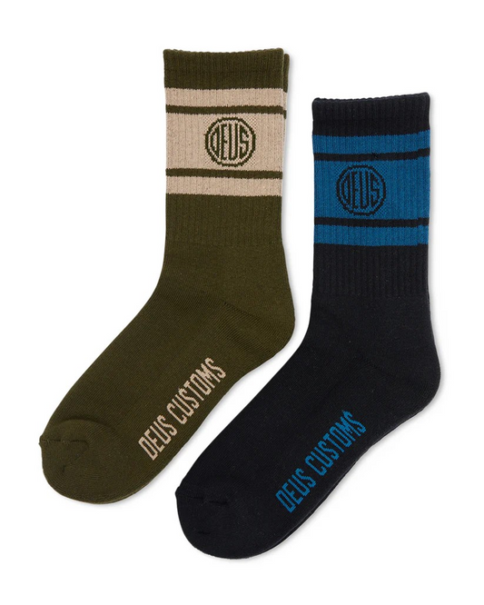 DEUS PILL LOGO SOCK - MULTI