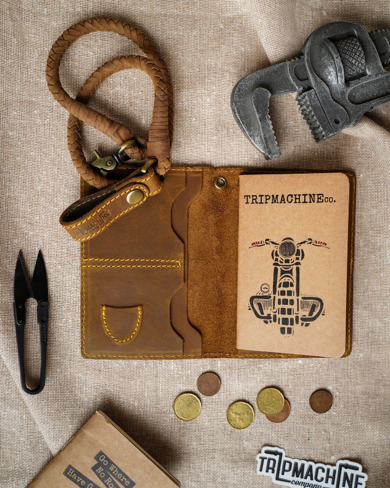 TRIP MACHINE EXPLORER WALLET - TABACCO BROWN