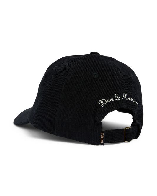 DEUS SHIELD CORD DAD CAP - BLACK