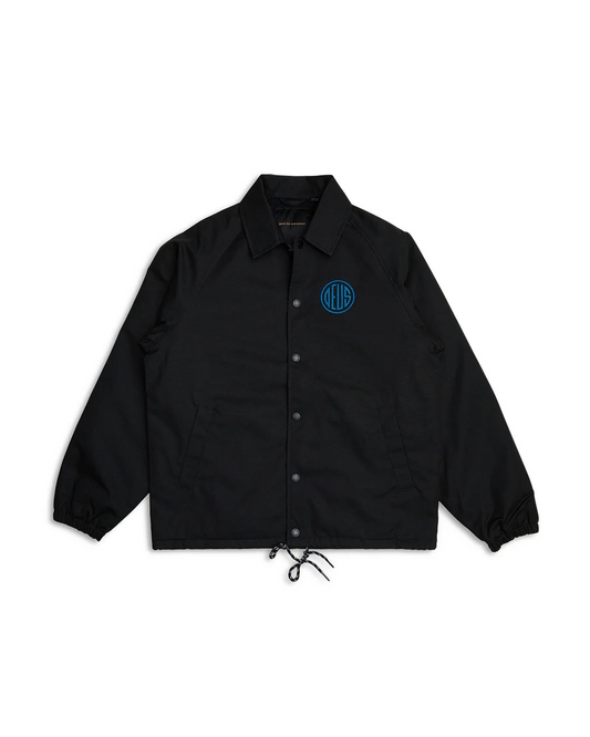 DEUS PILL LOGO COACH JACKET - BLACK