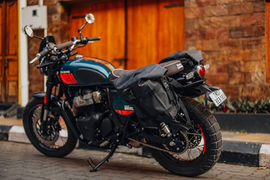 ROYAL ENFIELD ADVENTURE SOFT PANNIERS - BLACK